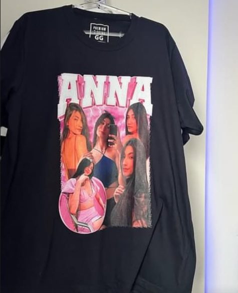 Camisa personalizada com estampa rosa